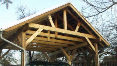 Pergola -. stání pro dvě auta