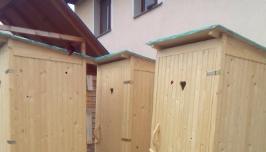 Zahradní WC, kadibudka